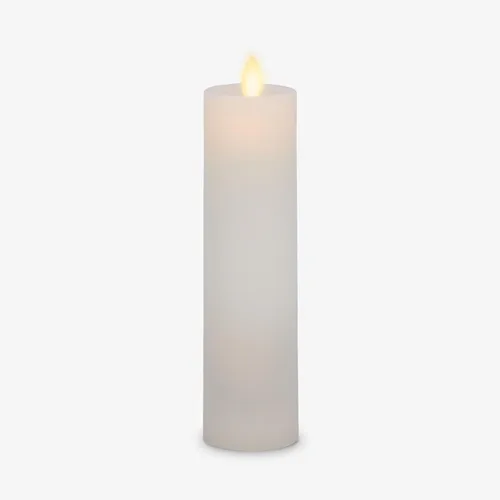Vista 12 de Luminara Vela LED Clásica Delgada Sin Llama, Burdeos 2" x 4.25", Pilar de Llama en Movimiento Operado por Batería con Temporizador, Vela de Cera