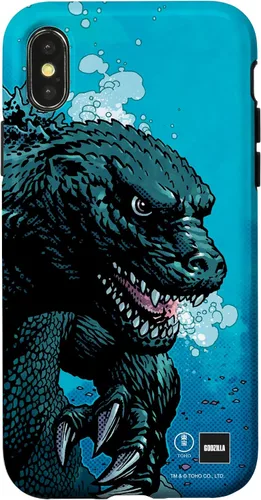 Vista 4 de Funda para iPhone 14 Godzilla Comic Art "Reef