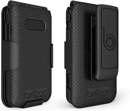 Vista 6 de BELTRON Funda para AT&T Cingular Flip IV con clip para cinturón (U102AA) - Negro