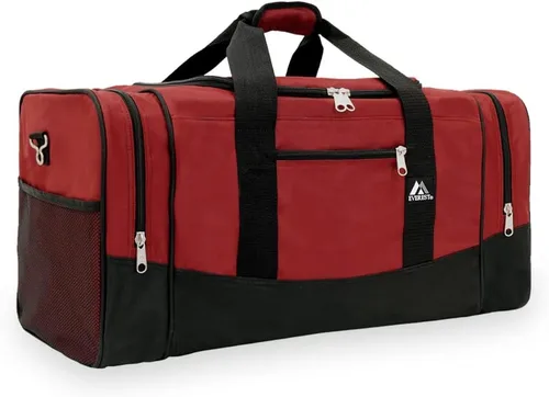 Vista 8 de Everest Equipaje-bolso deportivo - grande, Rojo/Negro), 025-RD/BK