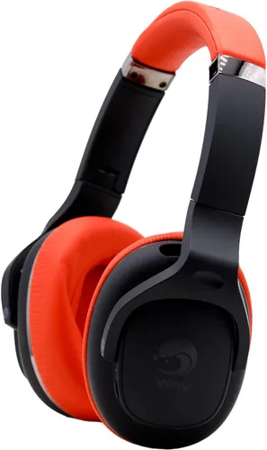 Vista 2 de WAVV Element Active - Auriculares inalámbricos con cancelación de ruido Bluetooth con micrófono, graves profundos, carga rápida de 40 horas