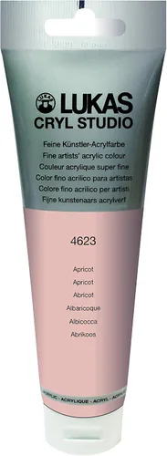 Vista 102 de Lukas CRYL Studio Artist - Pintura acrílica para artistas, Alizarín Carmesí, tubo de 125 ml - Pinturas acrílicas de alto pigmento para pintura