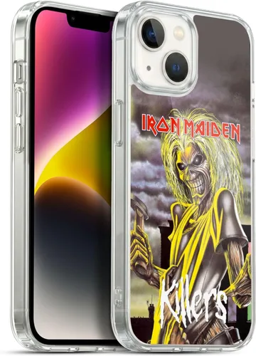 Vista 299 de Head Case Designs Funda de gel suave con licencia oficial de Iron Maiden Brave New World, compatible con Apple iPhone 7 Plus/iPhone 8 Plus Nuevo