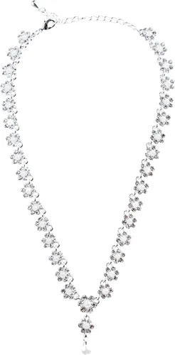 Vista 3 de accessoriesforever Mujeres Novia Boda Prom Fashion Jewelry Set Floral y Pearl & Rhinestone