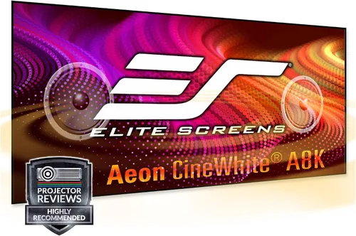 Vista 12 de Elite Screens Spectrum AcousticPro UHD, pantalla de proyector eléctrica motorizada de 100 pulgadas sin moiré, tejido perforado transparente al Negro