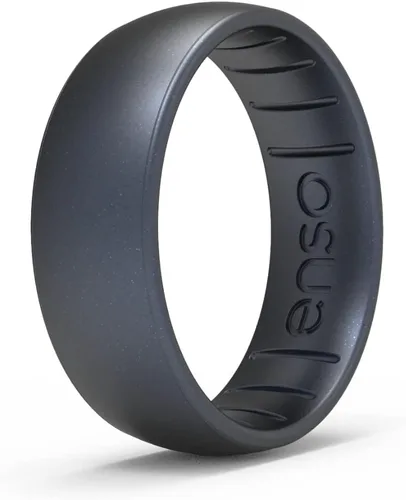 Vista 7 de Enso Rings - Anillo de silicona Classic Elements Fabricado en los Estados Unidos Cómodo, transpirable y seguro