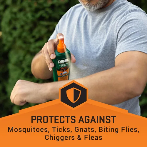Vista 5 de Repel Sportsmen Max Repelente de mosquitos e insectos 6 onzas, 40% DEET