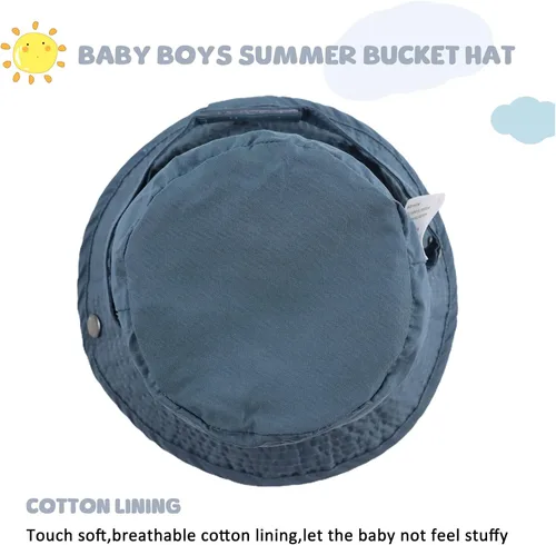 Vista 4 de Sombrero de sol para niños de 0 a 4 años con protección solar