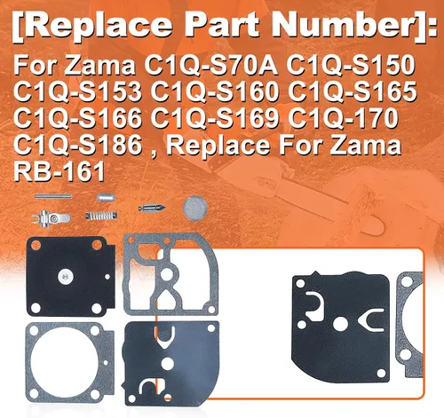 Vista 2 de Para Stihl FS85 FS80R FS85R FS85R FS85T FS85RX recortadora, kit de reparación de carburador, para Zama C1Q-S70A C1Q-S150 C1Q-S153 C1Q-S160 C1Q-S165