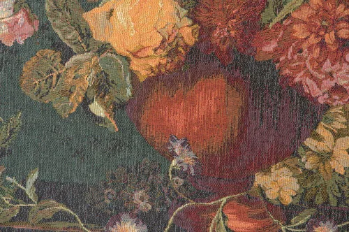 Vista 2 de Charlotte Home Furnishings Inc. - Tapiz francés para colgar en la pared, 44 x 33 pulgadas, mezcla de algodón viscosa y poliéster, tejido en Francia