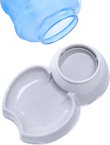 Vista 3 de Dispensador automático de alimentos para perros y gatos, sin BPA, repuesto por gravedad, autoalimentación para mascotas pequeñas, 3.8 L (alimentador)