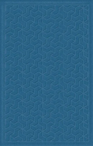 Vista 12 de American Floor Mats Windmill Designer Bluestone - Tapete de entrada de 2 x 3 pies con respaldo de agarre Piedra azul