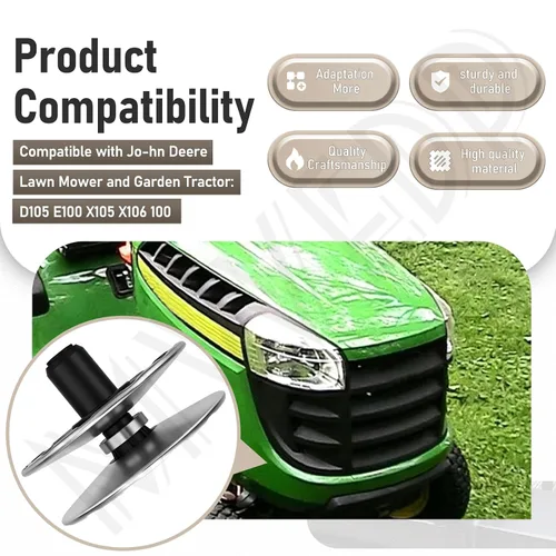 Vista 5 de MIA12482 Kit de polea variadora de transmisión secundaria compatible con cortacésped Jo-hn Deere y tractor de jardín, compatible con D105 E100 X105