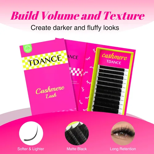 Vista 6 de TDANCE Extensiones de pestañas inferiores color negro súper mate, pestañas inferiores rizadas en J, extensiones de pestañas inferiores de uso