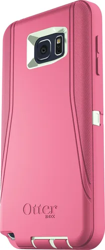 Vista 3 de OtterBox carcasa de seguridad para Samsung Note 5, Verde/Rosa (Melon Pop (Sage Green/Hibiscus Pink))