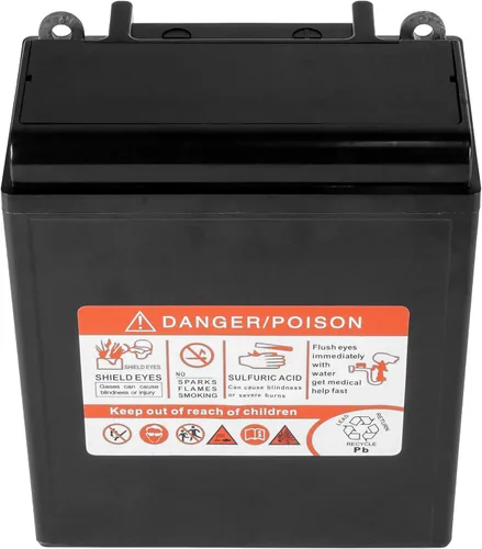 Vista 5 de Caltric Agm - Batería compatible con Kawasaki Zephyr 550 Zr550B 1990 1991 1992 / Zx550A Gpz 1984 1985 1986