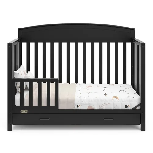 Vista 12 de Graco Benton - Cuna convertible 5 en 1 con cajón, certificado GREENGUARD Gold, se convierte de cuna de bebé a cama infantil, sofá cama y cama