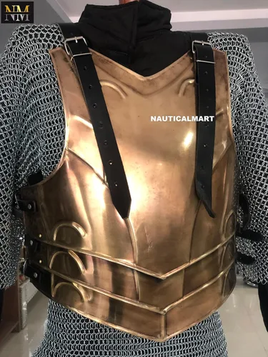 Vista 2 de NauticalMart LARP Medieval Steel Armor Full Cuirass (Breastplate and Back Plate)