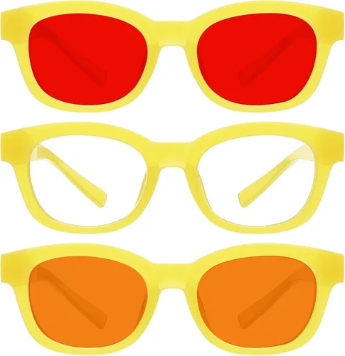 Vista 242 de Eyekepper Gafas de luz azul para hombre y mujer, paquete de 6 lentes Pilot Paquete de 6 color mezclado