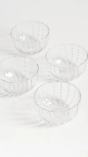 Vista 2 de Zafferano Perle - Juego de 4 cuencos pequeños, transparentes, talla única