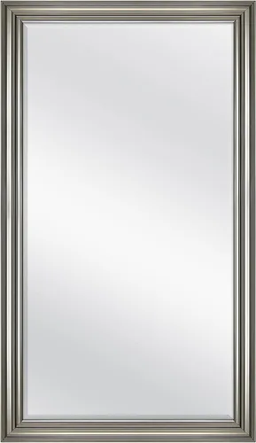 Vista 34 de MCS Simplicity - Espejo de pared grande de 21.5x25.5 pulgadas, espejo negro con detalle biselado, espejo para colgar en pared vertical u horizontal