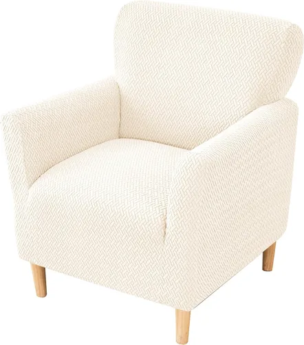 Vista 60 de FUANGUI Funda para Sillón de Banquete con Brazos Fundas para Sillas Elásticas Funda para Sillón Club Funda Suave para Sillón Sofá Cubiertas