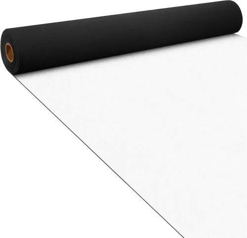 Vista 12 de Boao Alfombra de pasillo de neopreno reutilizable de 10 x 2,3 pies, alfombra de piso de plástico antideslizante con respaldo de goma para pasillo