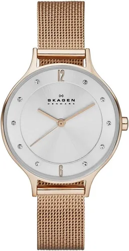 Vista 12 de Skagen Anita Lille Minimalist Stainless Steel Watch for Women