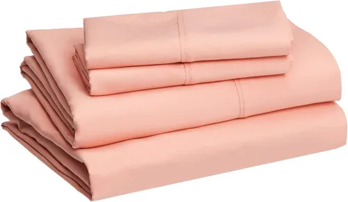 Vista 34 de Amazon Basics - Juego de sábanas de microfibra livianas, súper suaves, de fácil cuidado y sin arrugas, de 3 piezas, con bolsillos de 14 pulgadas