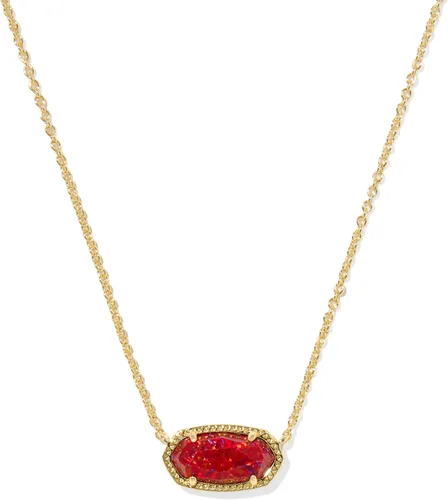 Vista 137 de Kendra Scott - Collar Elisa con dije para mujer, joyería de moda, chapado en oro de 14 quilates
