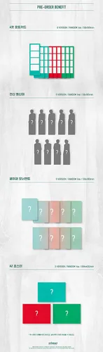 Vista 5 de Starship Entertainment CRAVITY - CRAVITY SEASON2. [Hideout: The New Day WE Step INTO] Album+Pre-Order Benefit+Folded Poster+Extra Photocards Set