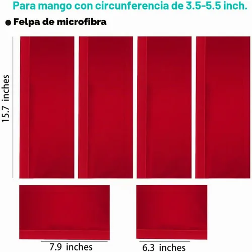 Vista 5 de Volecy - Juego de 6 fundas lavables de terciopelo para manijas de puerta de refrigerador, manija de electrodoméstico para refrigerador, microondas