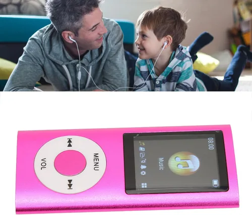 Vista 5 de Reproductor de música MP3 con sonido sin pérdidas (tarjeta SD excluida), reproductor de música portátil, gran memoria de hasta 64 G, reproductor