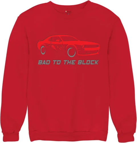 Vista 69 de Bad To The Block - Sudaderas con capucha y cuello redondo para hombre