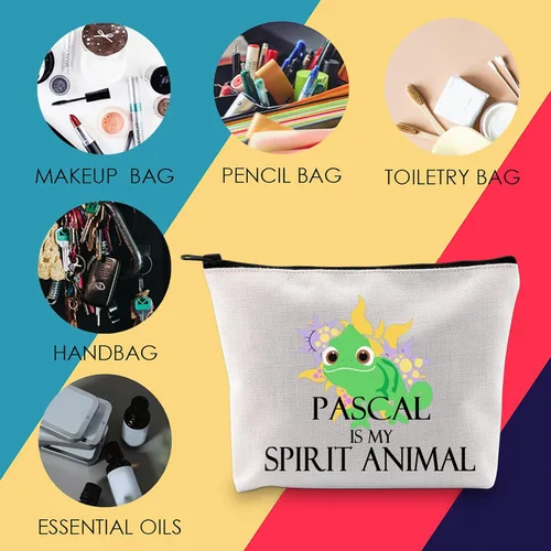 Vista 4 de MNIGIU P-asca-l Gift P-asca-l Lover - Bolsa de cosméticos inspirada en películas de dibujos animados, regalo P-asca-l is My Spirit Animal