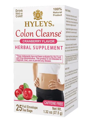 Vista 11 de Hyleys Colon Cleanse Tea Sabor Acai Berry - 25 bolsas de té (paquete de 1)