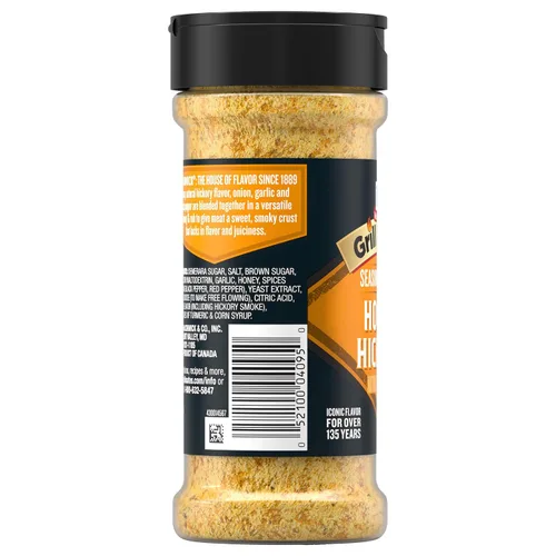 Vista 21 de McCormick Grill Mates Honey Hickory Rub, 5.75 oz