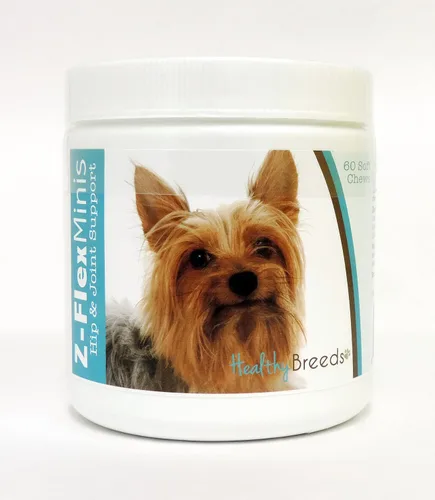 Vista 111 de Healthy Breeds Affenpinscher Z-Flex Minis - Masticables suaves para cadera y articulaciones, 60