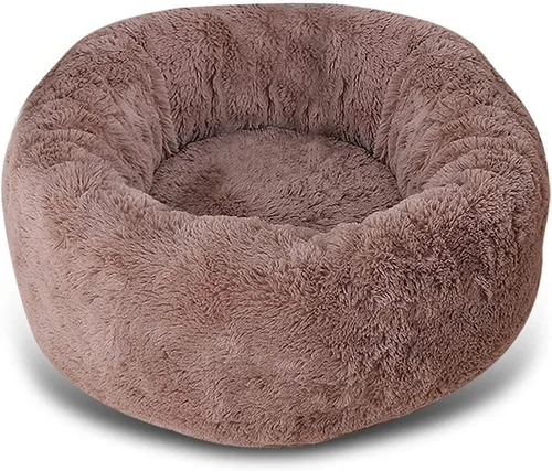 Vista 11 de PETCUTE Cama redonda para gatos, cama para mascotas, cama para mascotas, lavable a máquina