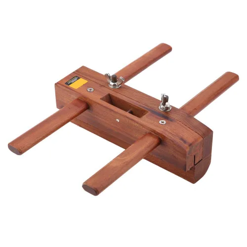 Vista 5 de Plano de mano de doble mango, plano de recorte de alisado de madera de palisandro de precisión para reparación de muebles de carpintería