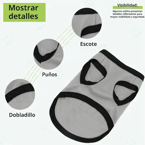 Vista 2 de Eleva el estilo estacional de tu mascota con un desenfado juguetón: con adorables camisas para perros bellamente impresas que presentan patrones