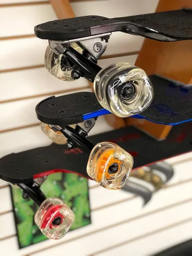 Vista 6 de Ruedas Shark Wheel de 72 mm para longboard de crucero, fórmula DNA, juego de 4 ruedas