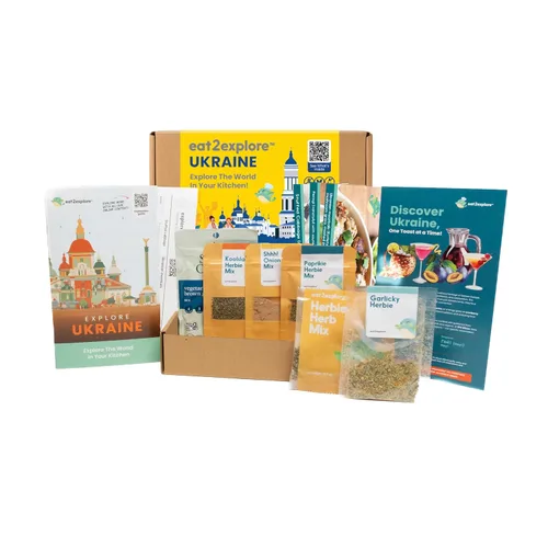 Vista 9 de eat2explore Kit de cocina global para adultos, recetas auténticas, especias esenciales y maridajes de bebidas, perfecto para citas nocturnas