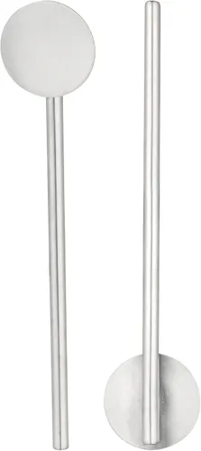 Vista 27 de Restaurantware Bar Lux - Pajitas de cuchara de 7.5 pulgadas, 2 popotes de cóctel reutilizables de grado alimenticio, cuchara incorporada, lavable