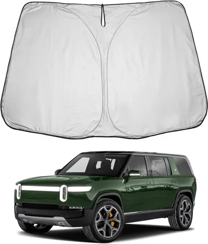 Vista 41 de LUWU Parasol para parabrisas para Dodge RAM 1500 y 2500 2009-2018 - Parasol para ventana delantera con bloqueo de rayos UV