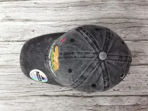 Vista 7 de Hepandy Sombreros bordados de California Bear