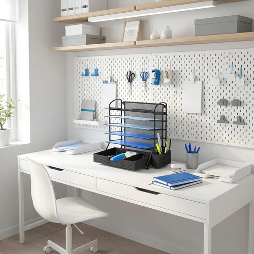 Vista 12 de Simple Houseware Organizador de archivos de escritorio de 6 niveles