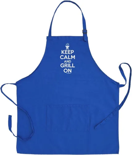 Vista 11 de ThisWear Keep Calm And Bake Cook or Grill On Two Pocket Adjustable Bib Delantal
