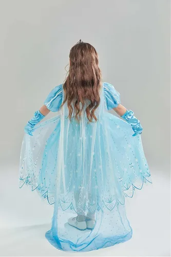 Vista 2 de Disfraz de princesa para niñas, disfraz casual de verano para niñas