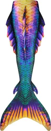 Vista 3 de Fin Fun Atlantis - Cola de sirena para adultos monoaleta incluida tamaños para adultos y adolescentes